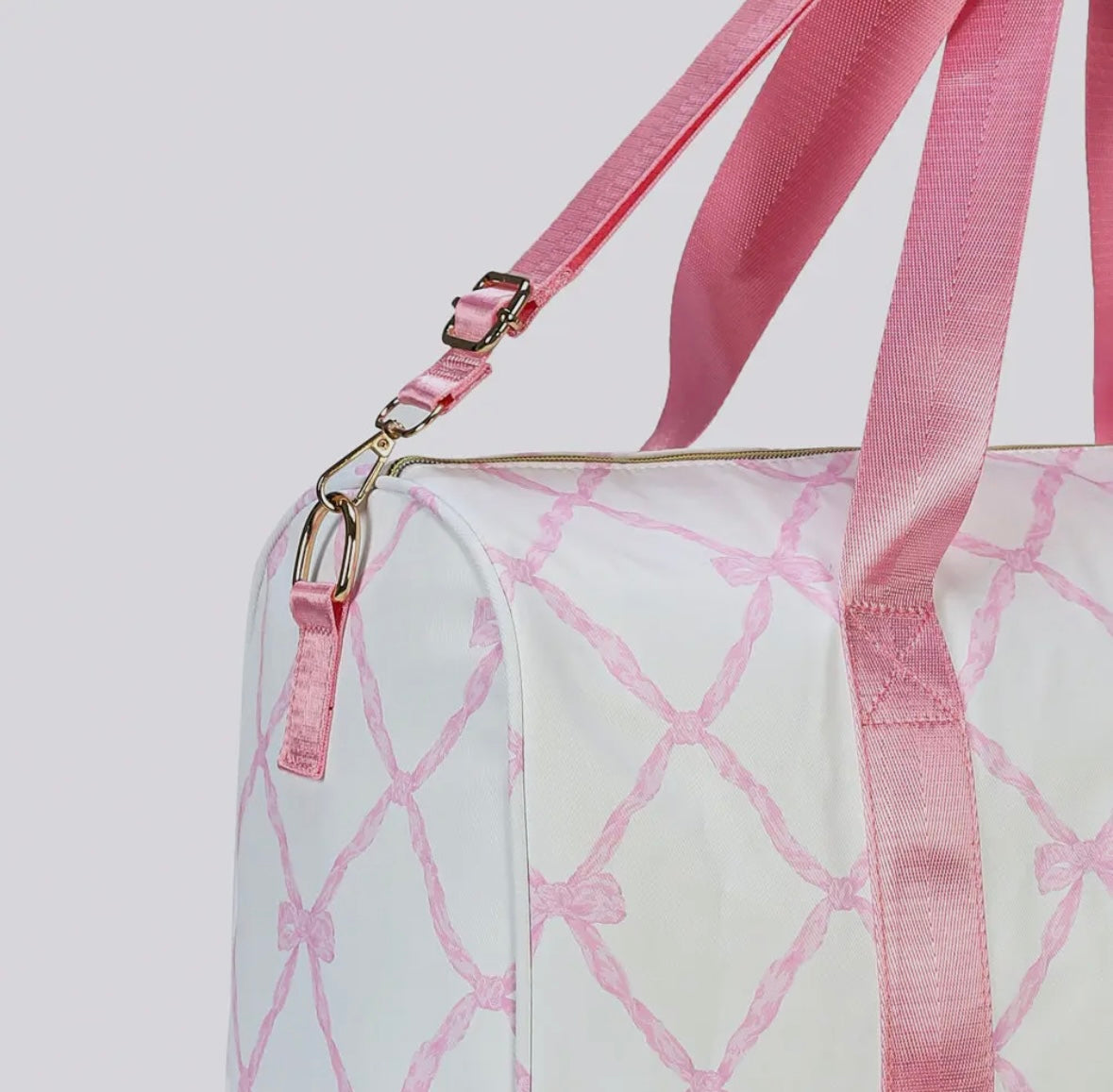 Bow Printed Duffel Bag