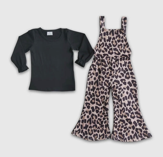 Leopard Overalls Set