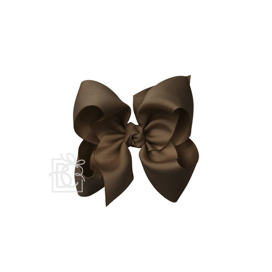 Brown 5.5" Bow on Clip
