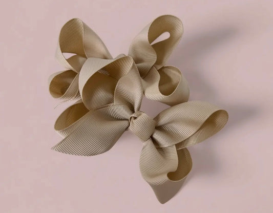 Tan 4” Bow