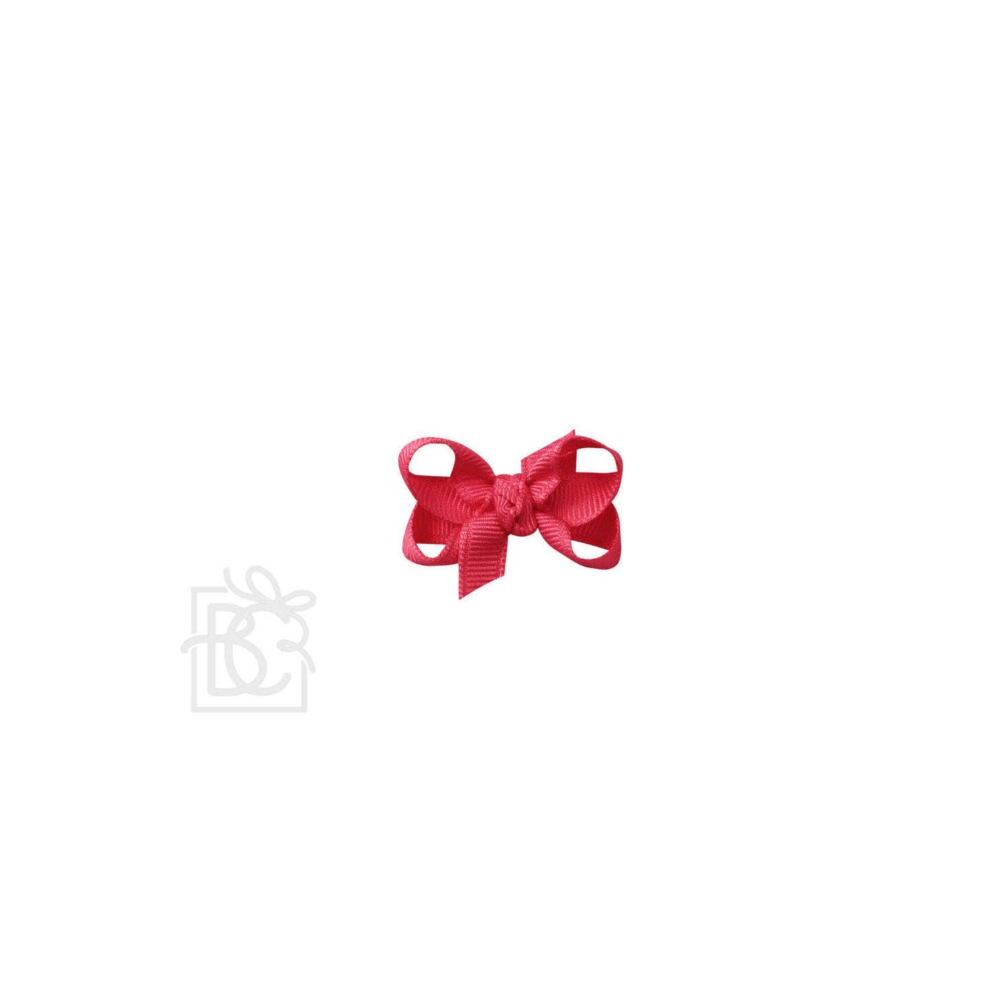 Red 3.5" Bow on Clip