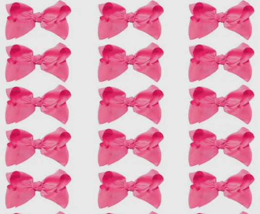 Hot Pink 4” Bow