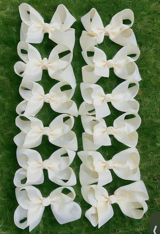 Ivory 4” Bow