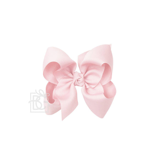 Pink 5.5" Bow on Clip