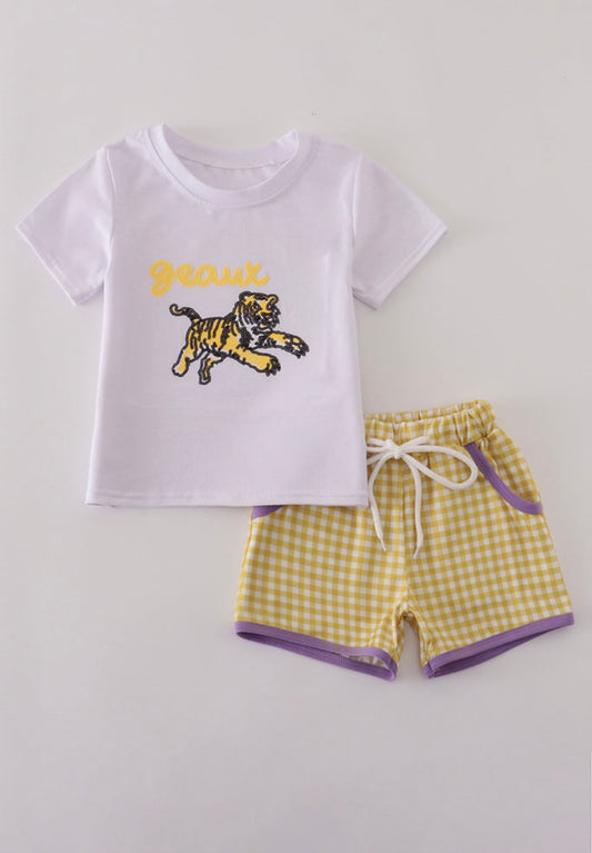 LSU Geaux Tiger Sequin Set