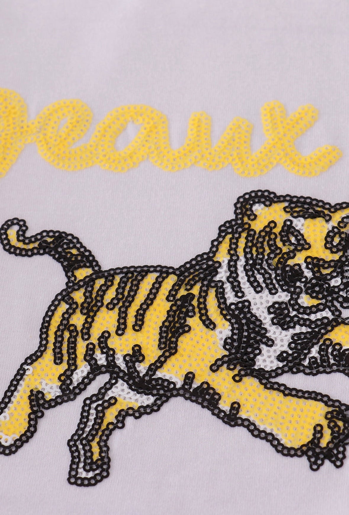 LSU Geaux Tiger Sequin Set