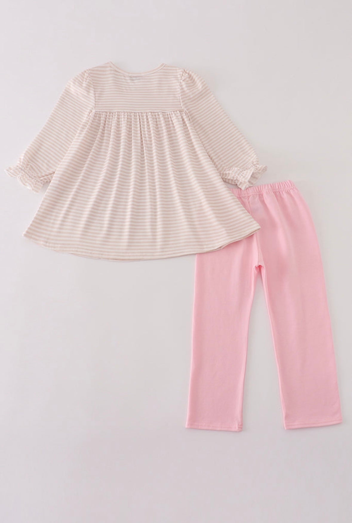 Pink Football French Knot Pants Set